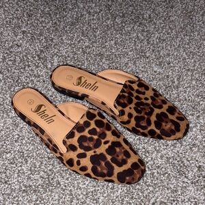 SHEIN Leopard Print Women's Slip-On Shoes
